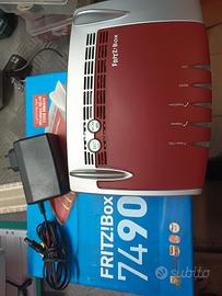 Modem ADSL AVM FRITZ!Box 7490 modem router Wi-Fi