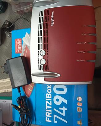 Modem ADSL AVM FRITZ!Box 7490 modem router Wi-Fi