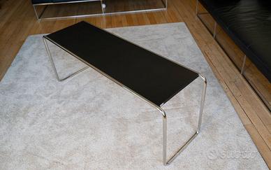 TAVOLO Laccio B10 by THONET acciaio e piano nero