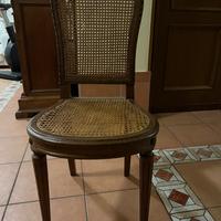 4 sedie paglia di Vienna