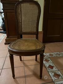 4 sedie paglia di Vienna