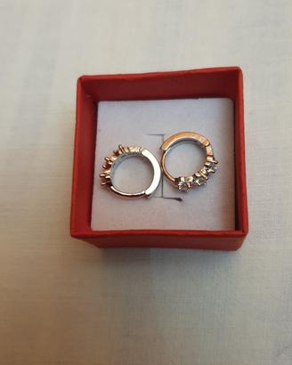 Orecchini con fiorellini argento S925