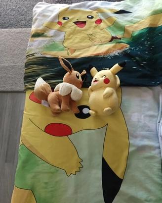 Copripiumino Pokemon più pupazzi