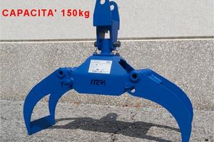 Pinza Legna IPL700 e STAFFA attacco escavatore