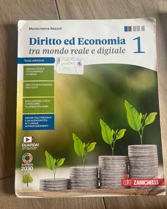 “Diritto ed economia 1”  zanichelli