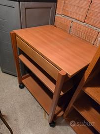 Carrello Mobiletto Multifunzione in Legno