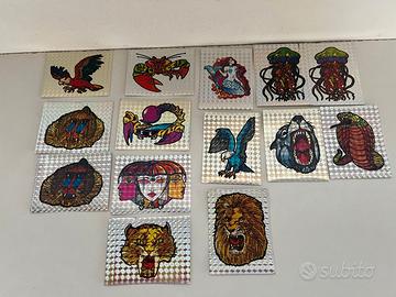 Figurine Panini's STICKERS anni 80 Zodiaco Animali