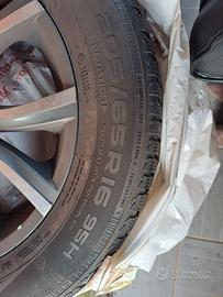 cerchi per mini + gomme neve 205/65/r16