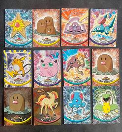 🔴 Lotto 12 carte Pokémon Topps Foil (1999)🇮🇹