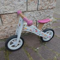 Bicicletta legno senza pedali