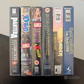 VHS varie ROCK e METAL