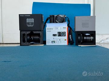 Sony Alpha 6000 kit 16-50 mm + 2 obiettivi
