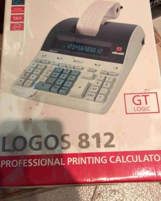 una calcolatrice stampante professionale Olivetti 