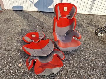 seggiolino con schienale rimovibile