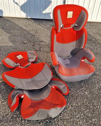 seggiolino con schienale rimovibile