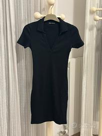 Maglia nera Zara con collo a revers