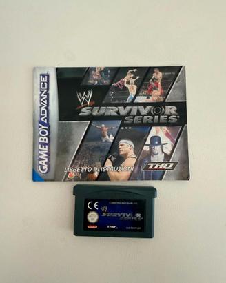 WWE Survivor Series Game Boy Advance con manuale
