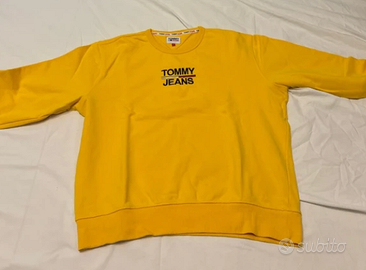 Felpa gialla Tommy Jeans XL