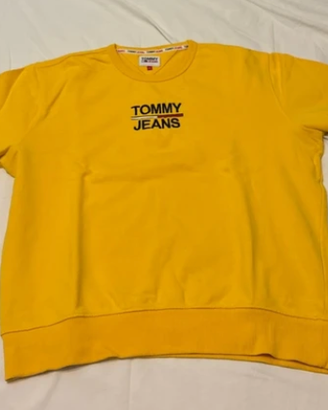 Felpa gialla Tommy Jeans XL