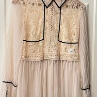 Camicia di velo e merletto
