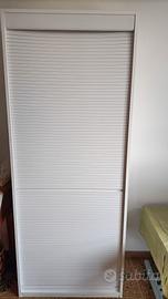 armadio credenza a serranda bianco 