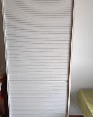 armadio credenza a serranda bianco 