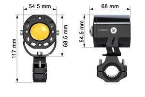Coppia di luci aggiuntive 25wLuci diurne/ Lunghe d