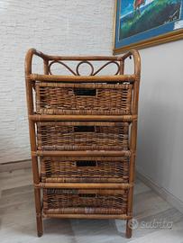 Cassettiera in rattan - 435.560