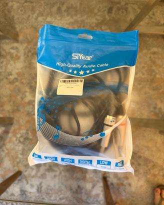 Cavo audio StYeer Jack 6,35 mm maschio/maschio