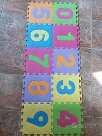 Tappeto con i numeri.