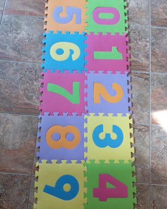 Tappeto con i numeri.