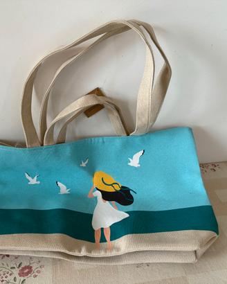 Borsa nuova in tessuto