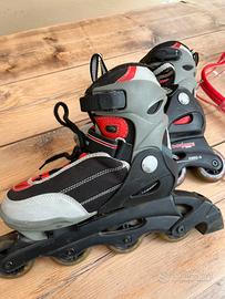 Pattini in linea ragazzi 37/39 estensibili