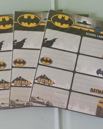 Etichette per libri Batman 
