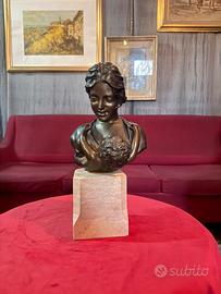 Maternità in Bronzo di Ciro Mirra inizio 900