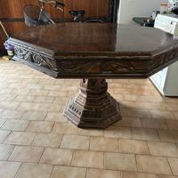 Tavolo ottagonale ciliegio