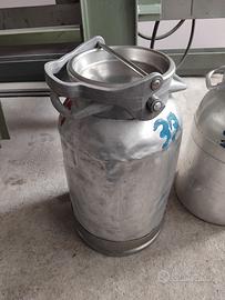 bidoni inox alluminio 30 litri 