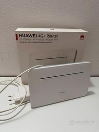 Huawei B535-232 4G router con 4G panel antenna