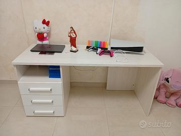 scrivania colore olmo 