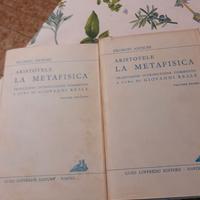 Metafisica di aristotele 2 volumi