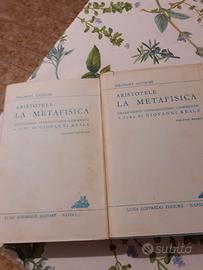 Metafisica di aristotele 2 volumi