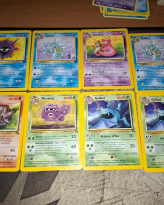Carte Pokemon Set Fossil non comuni