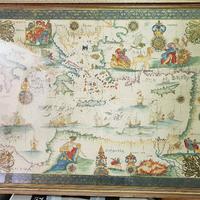 Stampa colori 80x60 Mondo Antico con cornice