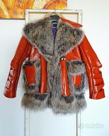 Giacca ecopelle verniciata originale Marco Rambald