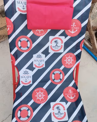 sedia da spiaggia o campeggio 