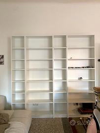 4 moduli BILLY ikea con rialzo superiore