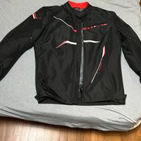 Giacca, para schiena, casco e guanti moto