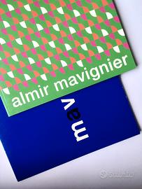 2 x Almir Mavignier cataloghi poster collezionisti
