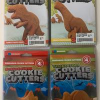 4 Formine per Biscotti - Dinosauro 3D