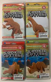 4 Formine per Biscotti - Dinosauro 3D